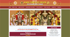 Desktop Screenshot of hindutempleoffrisco.org
